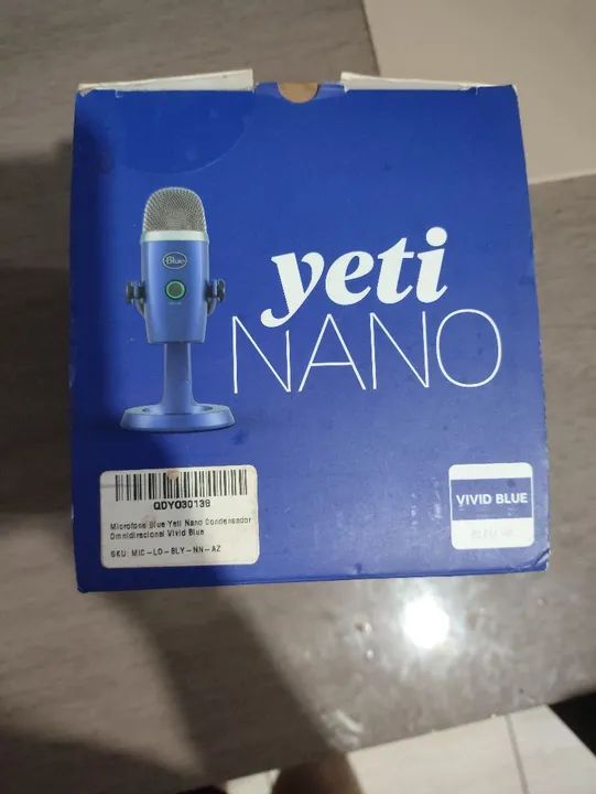 Microfone Blue Yeti Nano - Novo (usei 4 vezes apenas) - Foto 3