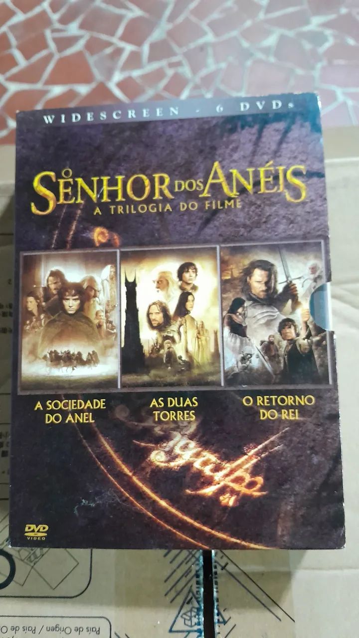 Dvd box Senhor dos aneis - 6 Dvds