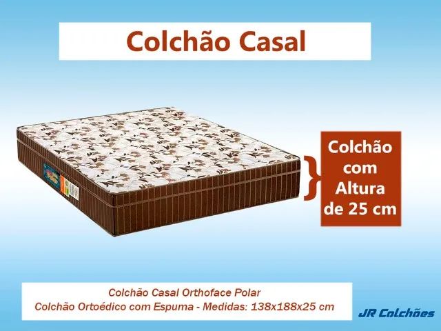 Colchão de Casal Com 2 Travesseiros Grátis - Foto 6