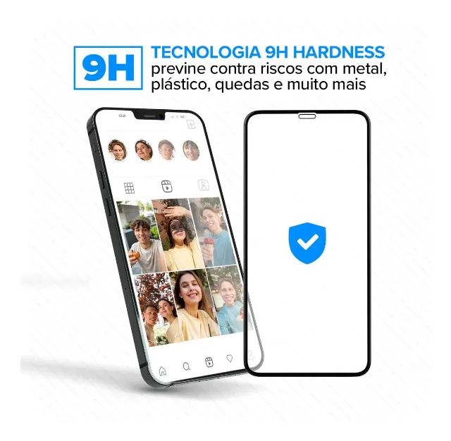 Película para iPhone 11 e XR Vidro Temperado + Brinde Película da Câmera - Foto 2