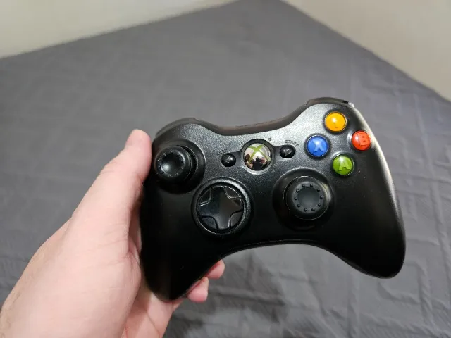 Controle Xbox 360 Sem Fio Para Pc - Original (Usado)
