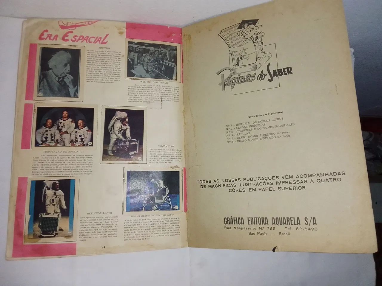 Álbum de fig inventos e descobertas completo Aquarela  - Foto 4
