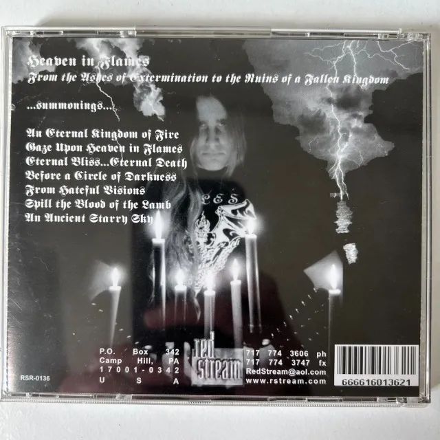 Cd Judas Iscariot - Heaven In Flames, Importado USA, 1st Ed RSR-0136 - Foto 3
