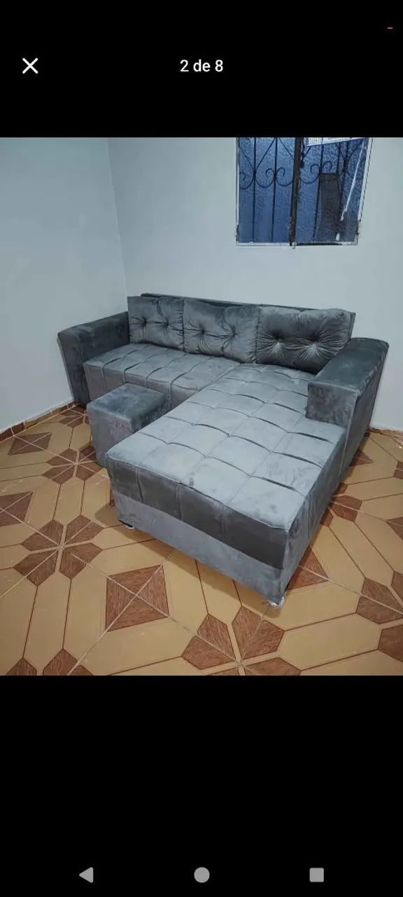 Sofá cheisse 3 Lugares entrega grátis 