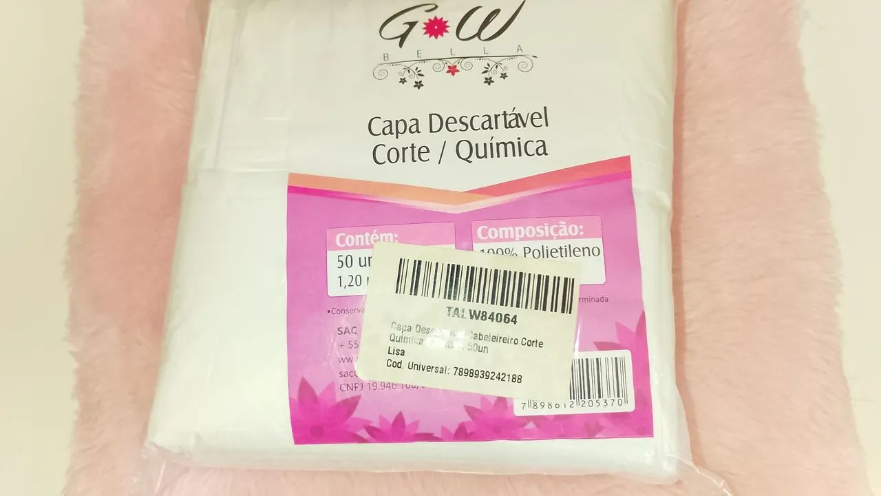 Capa Descartável para Corte Química - 50 unidades