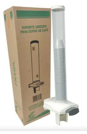 KIT C/ 2 DISPENSER UNICOPO JSN PARA COPOS DE CAFÉ 50ML - NOVO - Foto 2