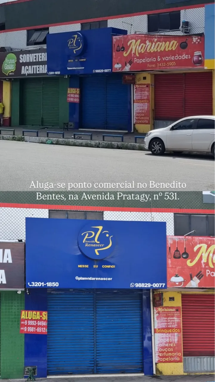 Alugo ponto comercial no Benedito Bentes 1