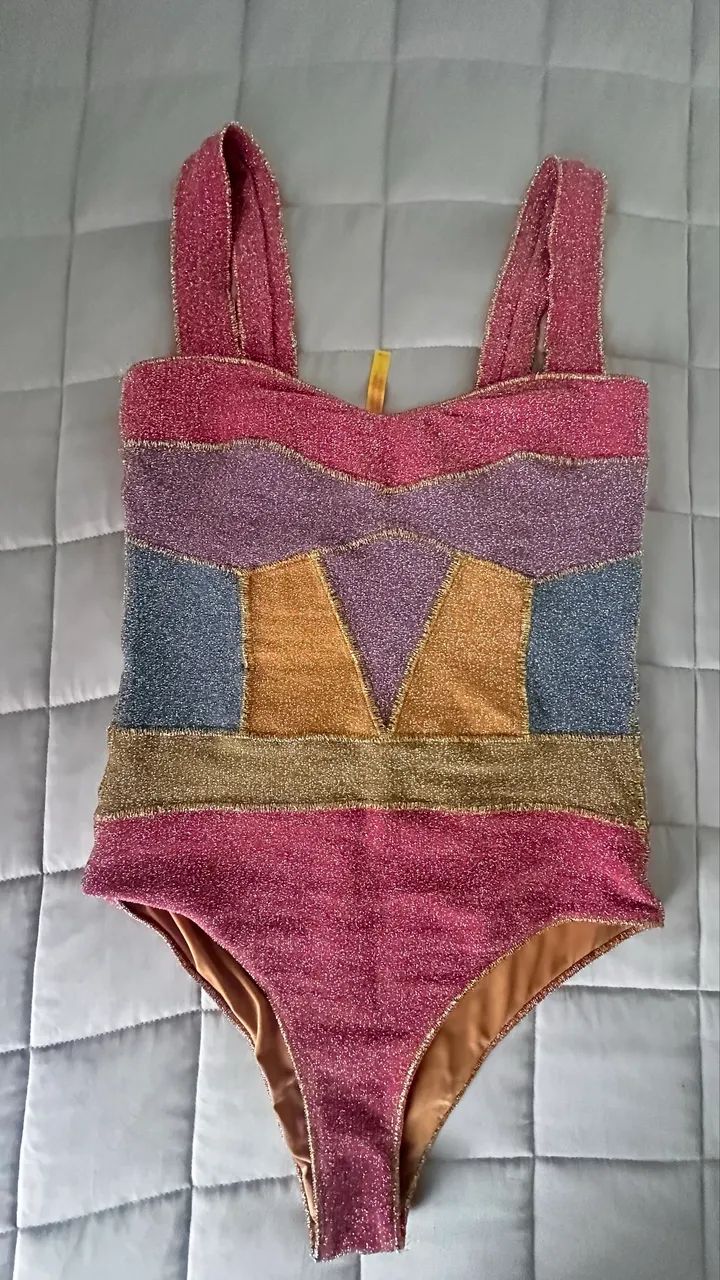 Maiô ripple bb lurex tamanho P - Foto 4