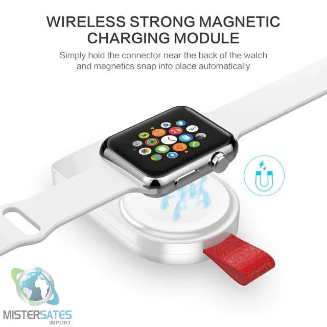 Carregador Por Indução Sem Fio Iwatch Portátil Watch 1 2 3 4 - COD 981