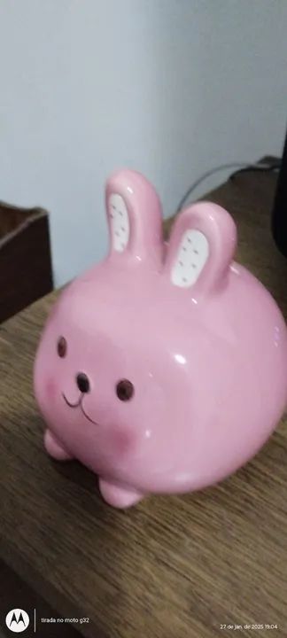 Coelhinho miniso cofre de Porcelana - Foto 4