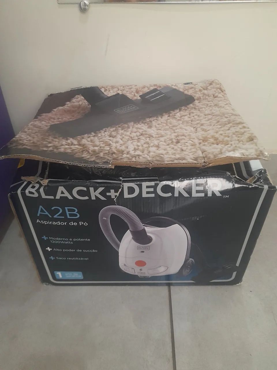 Aspirador de Pó Black+Decker - Potente e Compacto - Foto 3