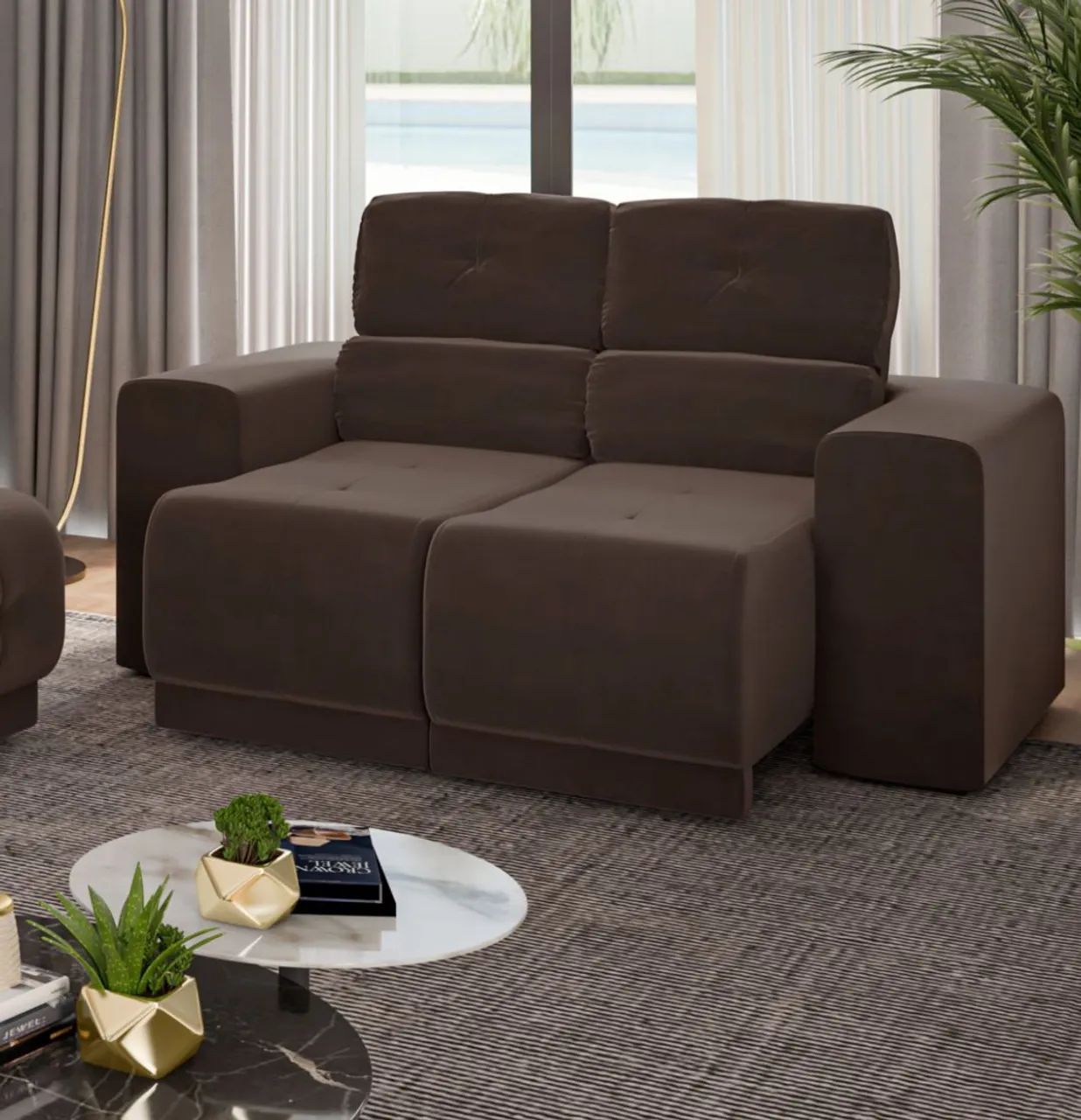 Sofá Retrátil Promoção Relâmpago - Foto 2