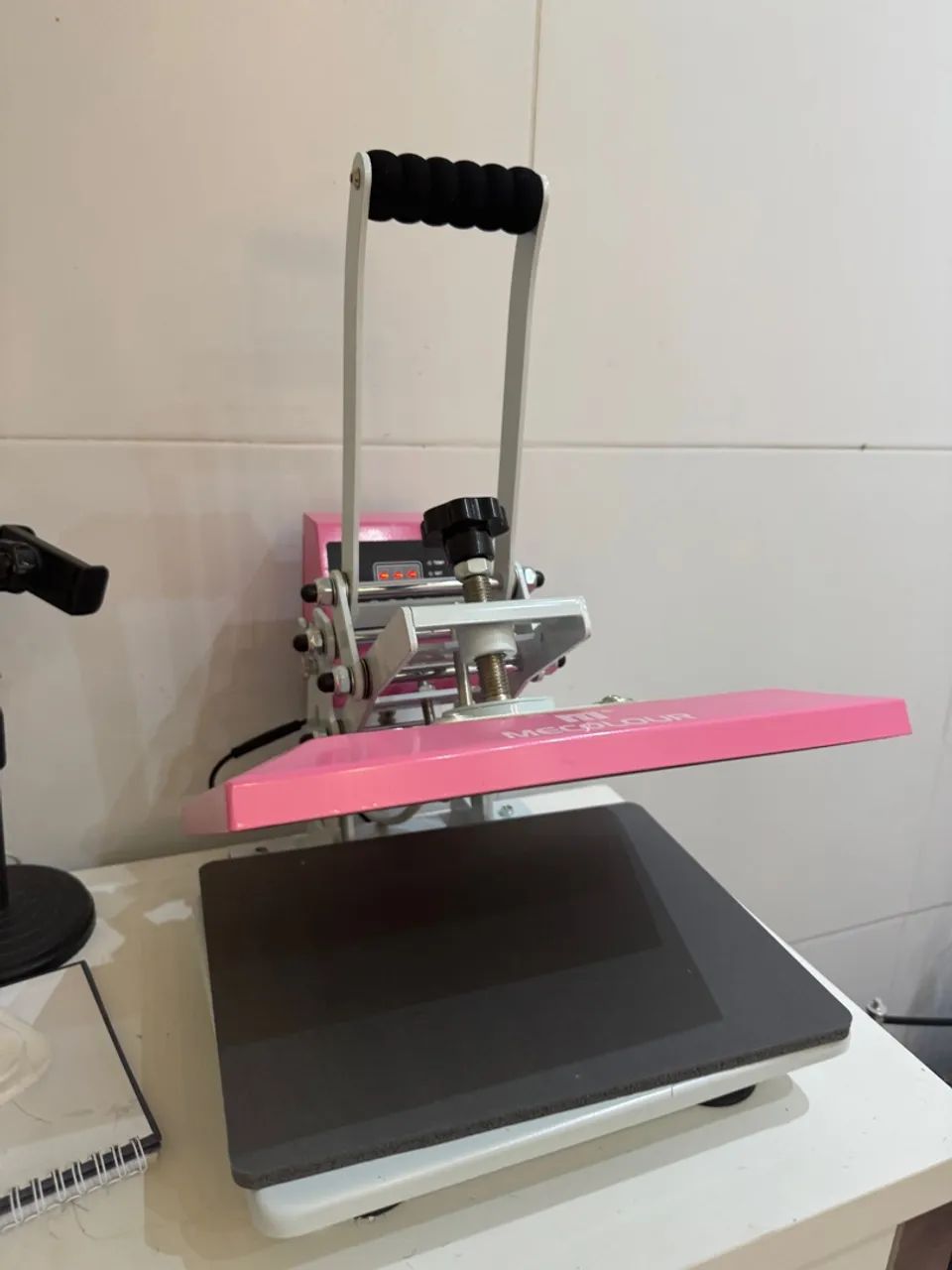 Máquina de Estampar Mecolour Rosa - Foto 3