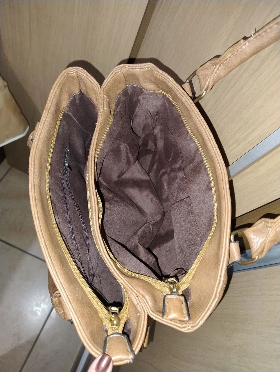 Bolsa feminina em couro sintético  - Foto 5