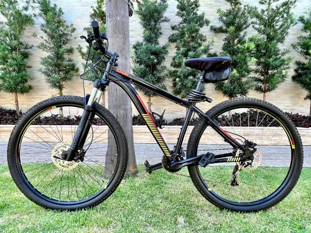 Mountain Bike Caloi Moab, Aro 29, Freio a Disco Hidráulico e Câmbio Shimano Alivio