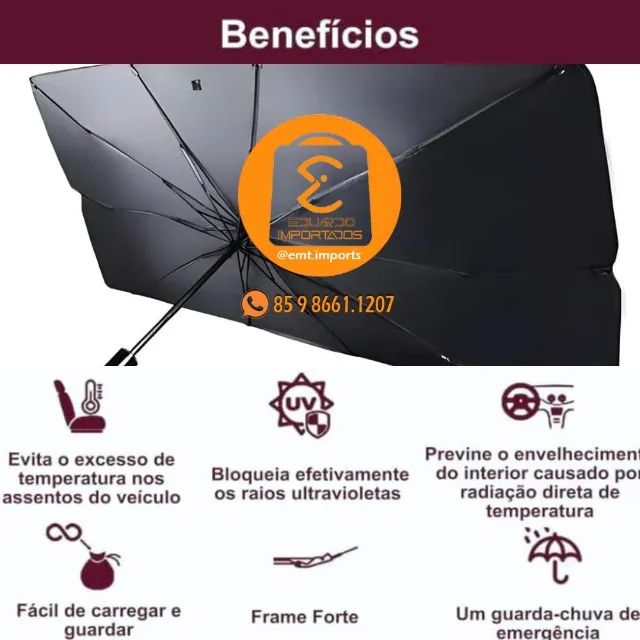 Protetor Solar UV para Para-brisa de Carro - Foto 5