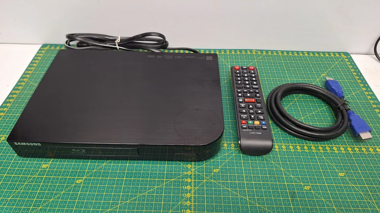 Blu-ray Player Samsung completo c/controle