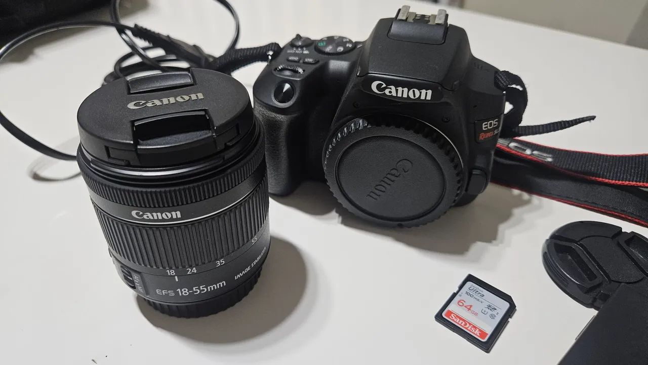 Camera Canon Sl3 Completa + Acessórios  - Foto 2