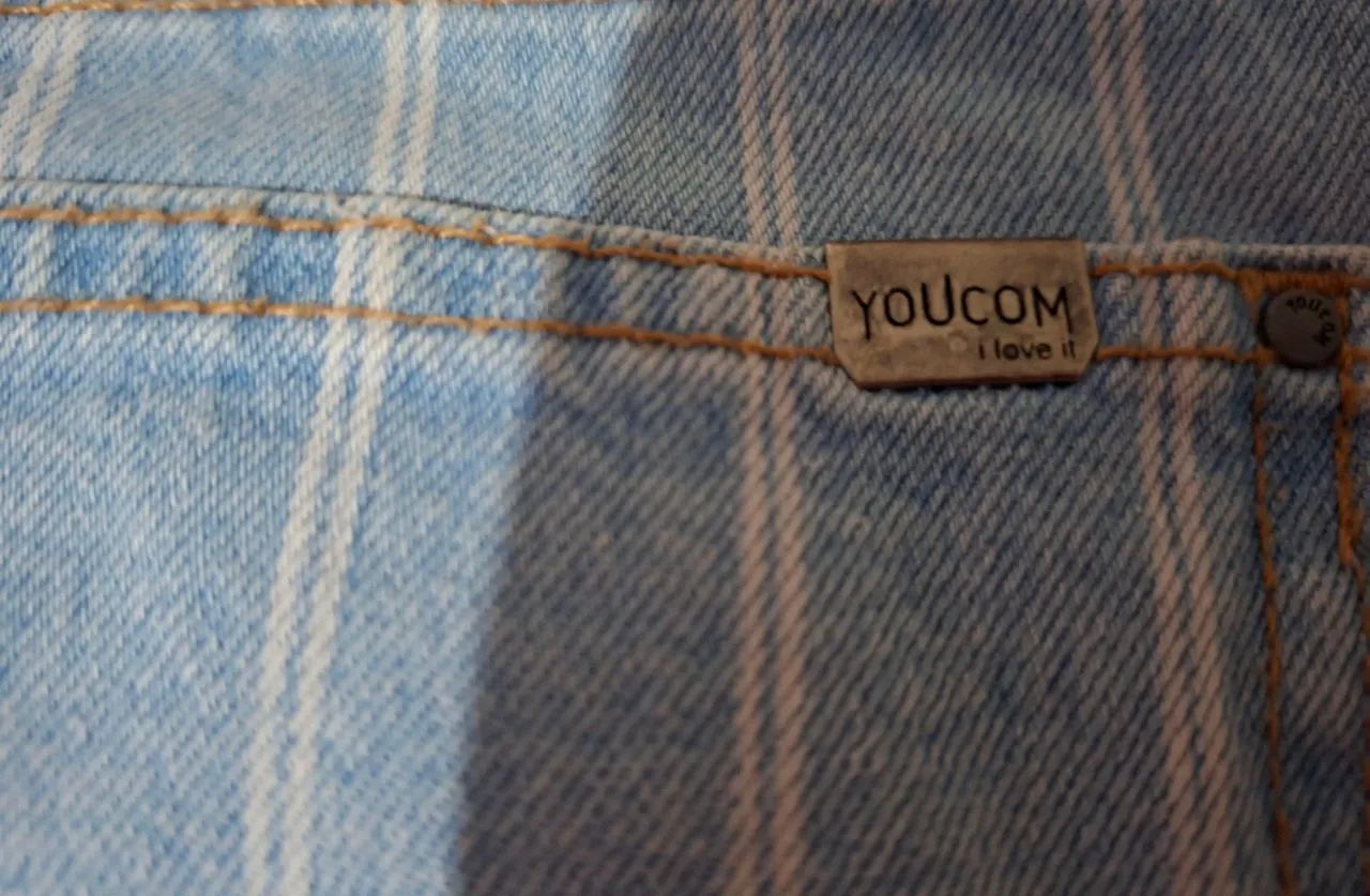 Short jeans risca de giz.  - Foto 2