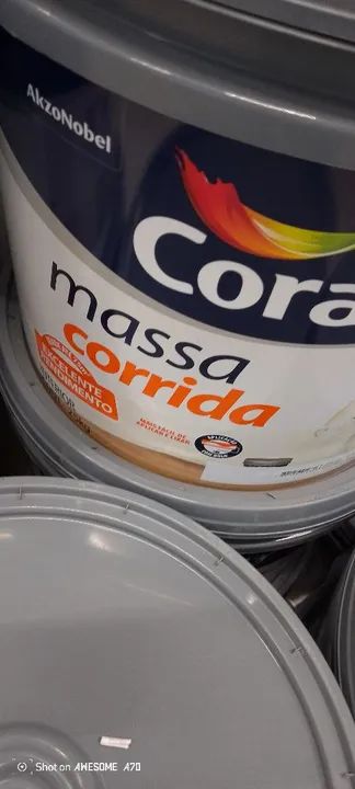 4 baldes massas corrida coral 25 kilos