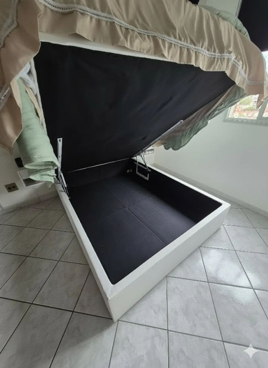 Cama Box Baú Ecopremium + Colchão de molas  - Foto 2