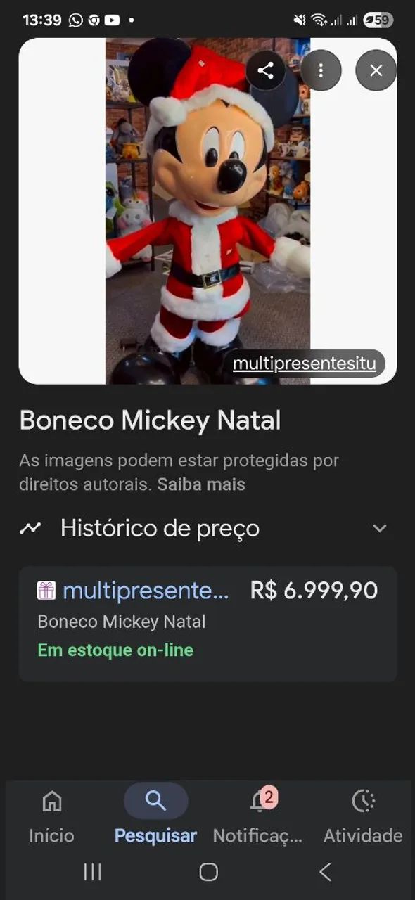 Mickey Natal eletrônico  - Foto 3