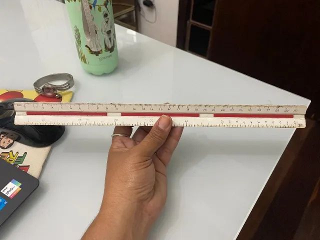 Escalímetro Triangular Profissional Trident 7830/1 64584359857667120