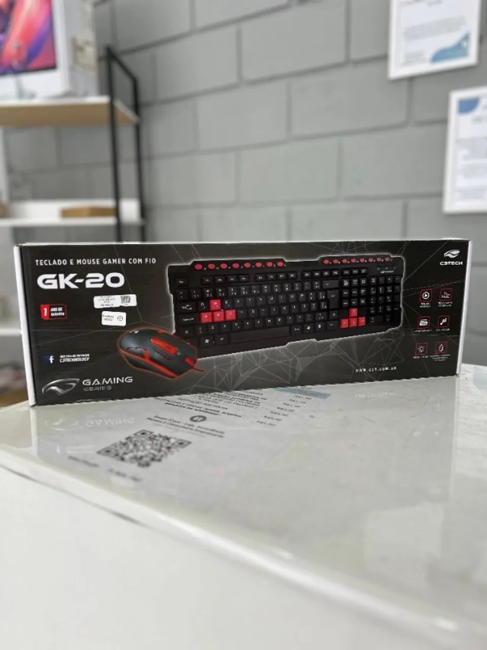Teclado e mouse gamer C3TECH