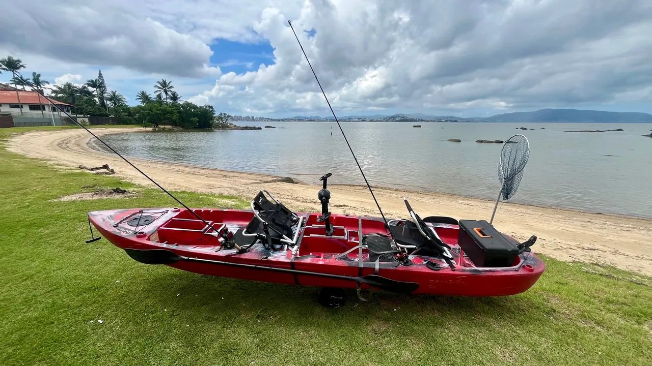 Caiaque de pesca Mero + Smart Pedal + Carrinho - R$ 6.500 no pix