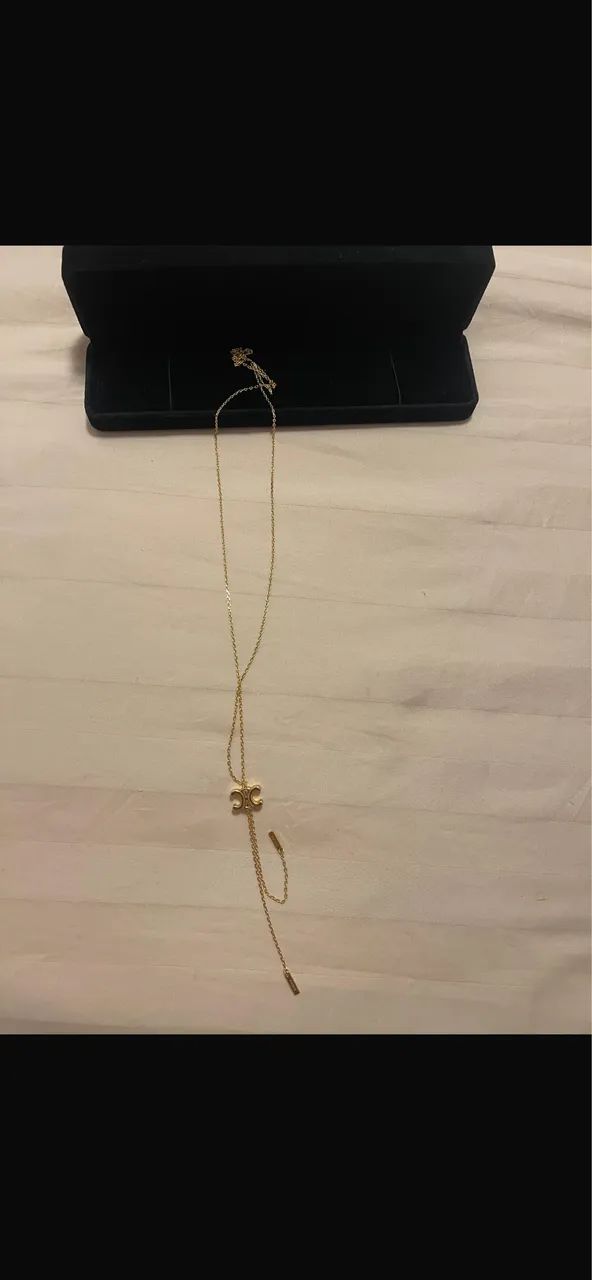 Gargantilha Celine nova banhada a ouro 18k - Foto 4
