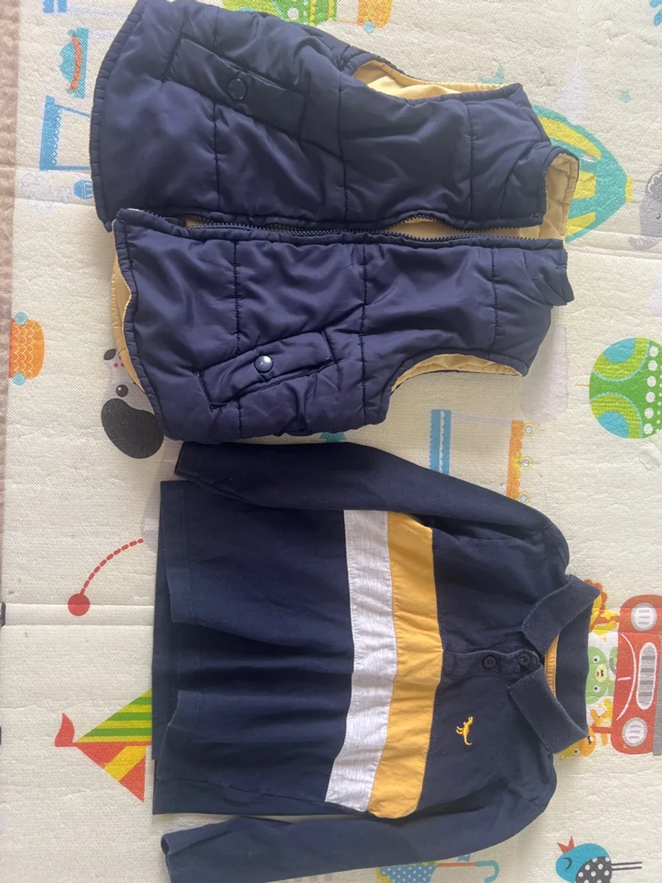 Lote Blusa e Colete Infantil - Menino