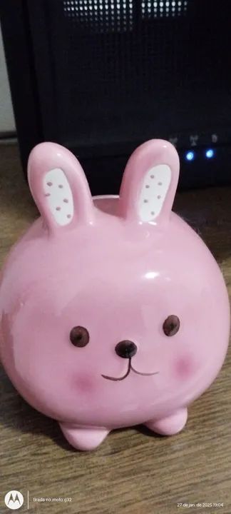 Coelhinho miniso cofre de Porcelana - Foto 3