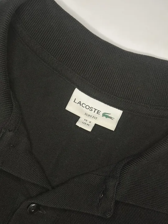 Camiseta Polo Lacoste Slim Fit Preta - M