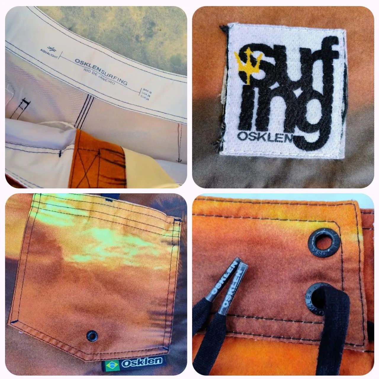 Bermuda Osklen Água Light 38  - Foto 5