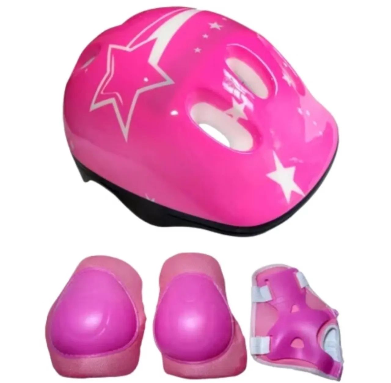 OFERTA KIT DE PROTEÇÃO INFANTIL CAPACETE JOELHEIRAS COTOVELEIRAS E LUVAS  - Foto 3