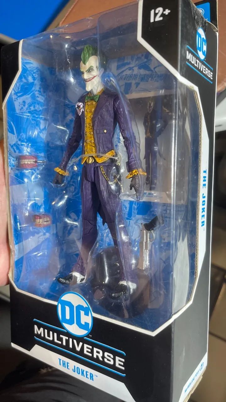 Coringa Arkham Asylum - Action Figure - NOVO - Lacrado - Foto 4