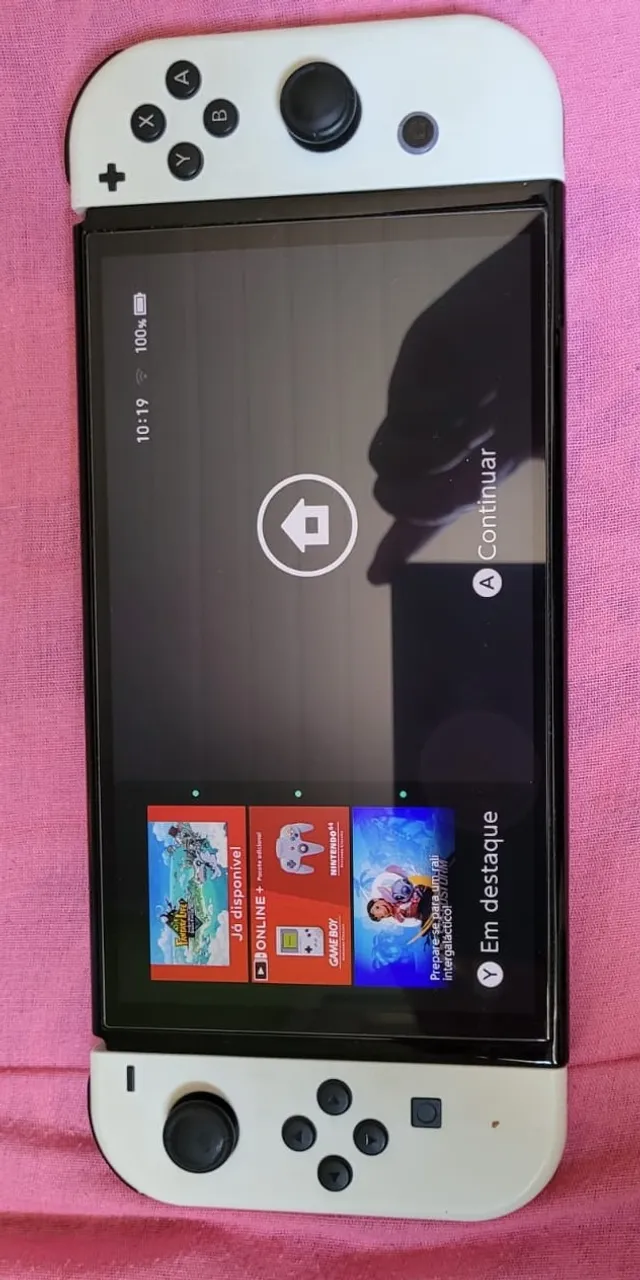 Nintendo switch OLED com acessórios