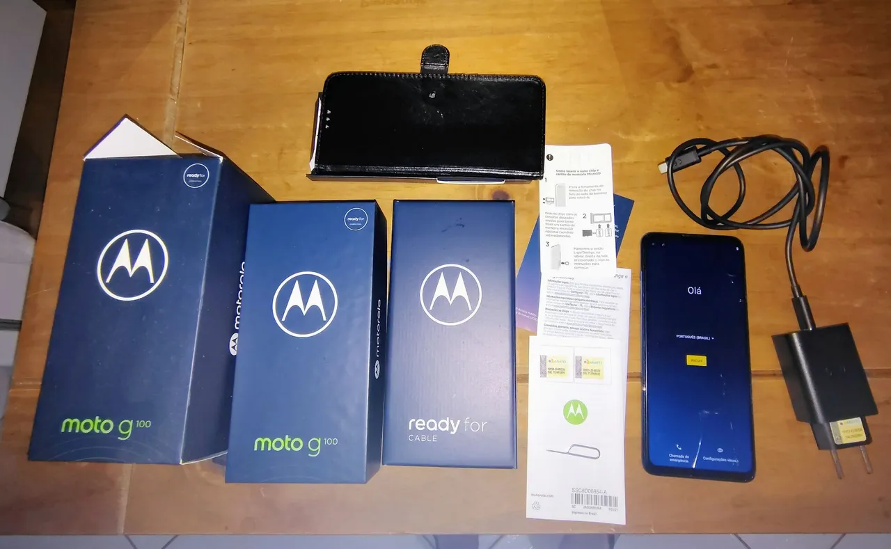 Motorola g100 usado funcionando