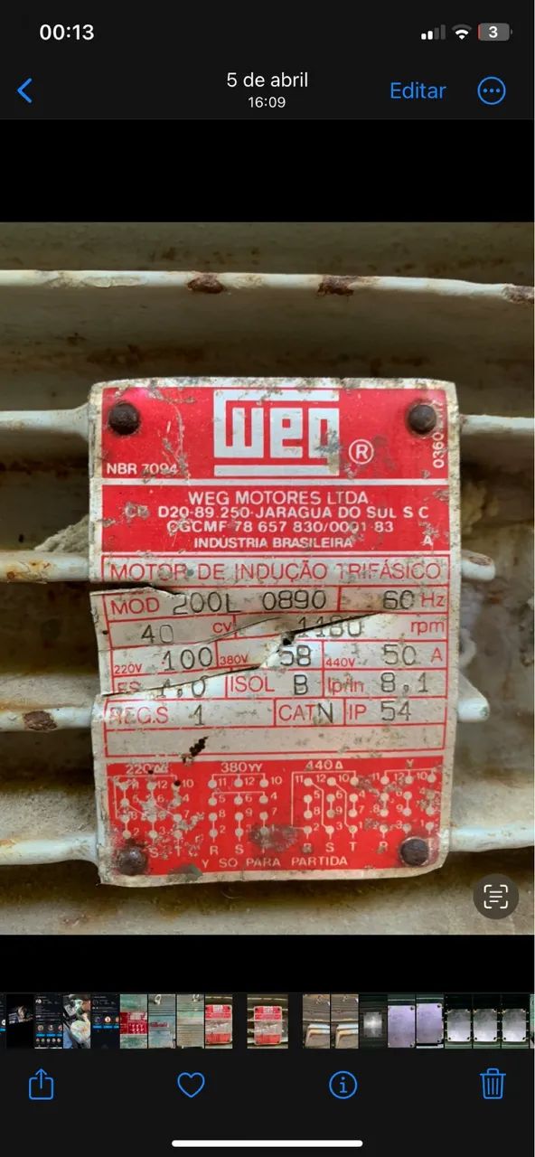 Motor elétrico  - Foto 2