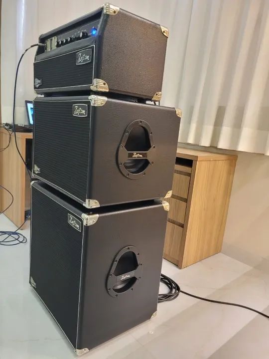 Caixa e amplificador contrabaixo KUSTOM Deep End - Instrumentos