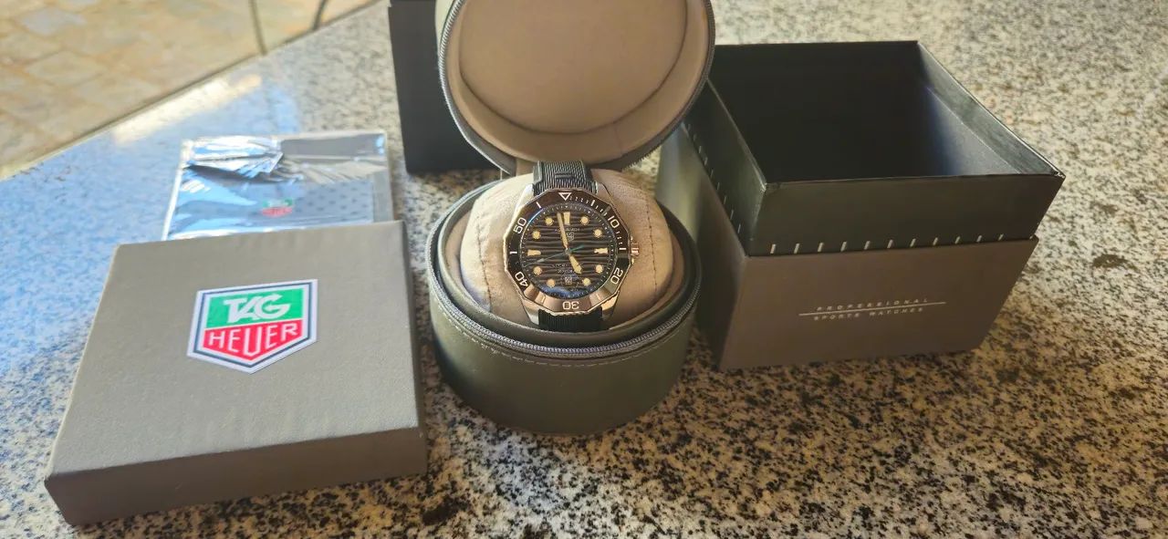 Relógio automático e quartz Tag Heuer + Caixa com case de viagem,tag, manual e certificado - Foto 2