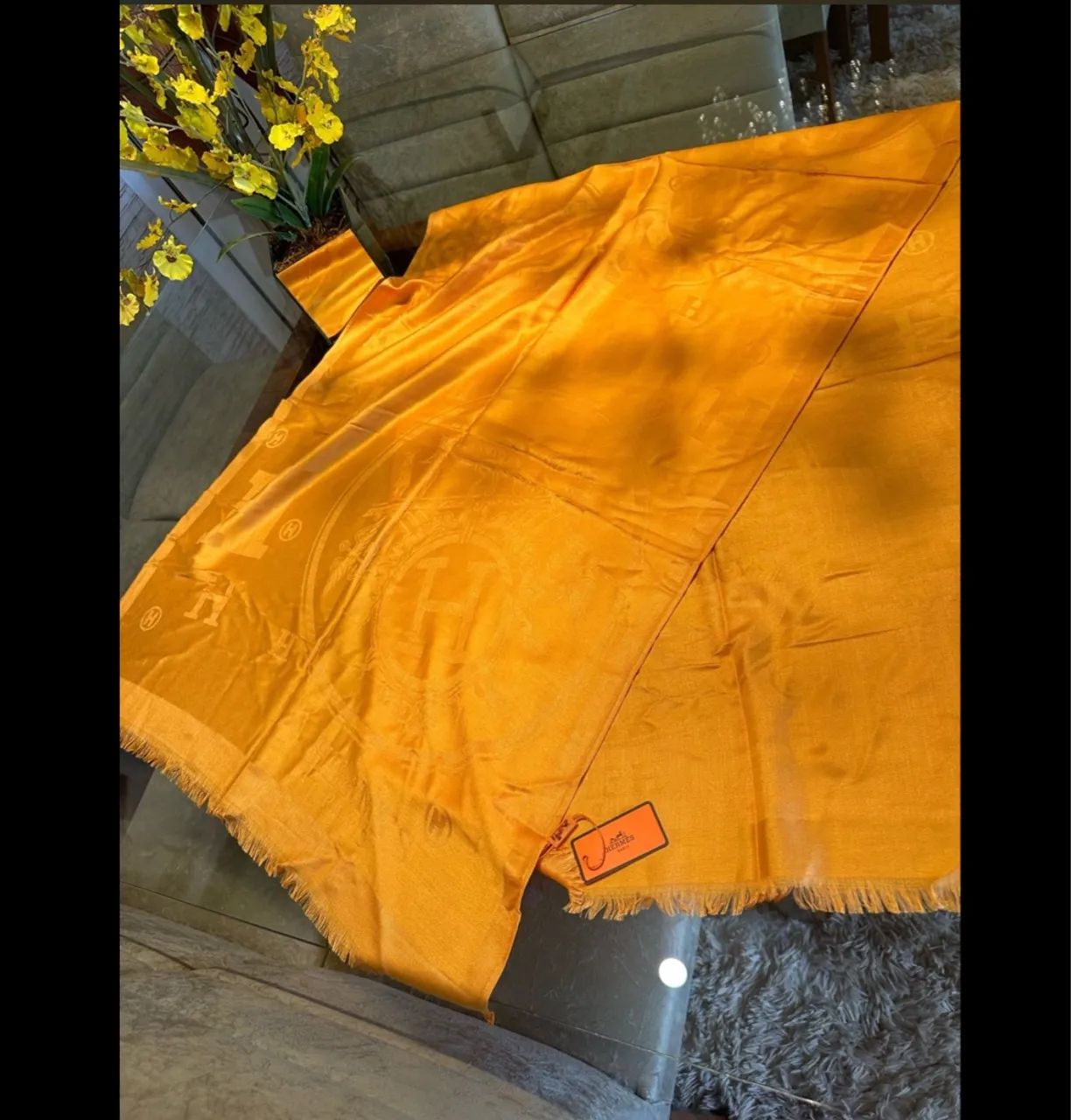 Lenço Hermes Laranja - Foto 2