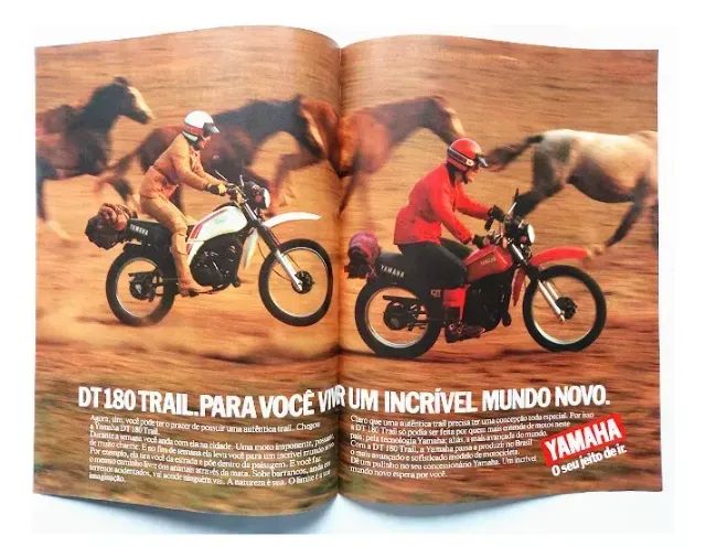 Yamaha DT 180 1982 - Catálogo Folder Folheto Propaganda