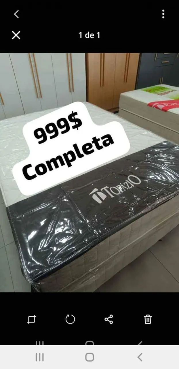 Cama Box Topazio Completa 999$