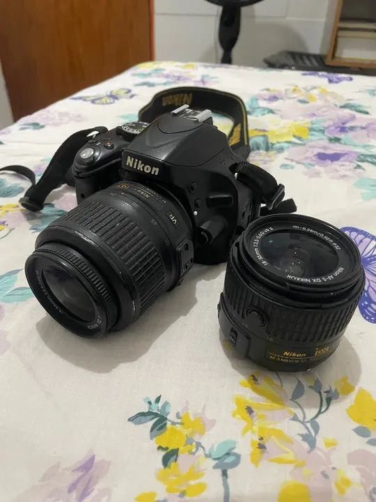 Câmera D5100 Nikon com Lente