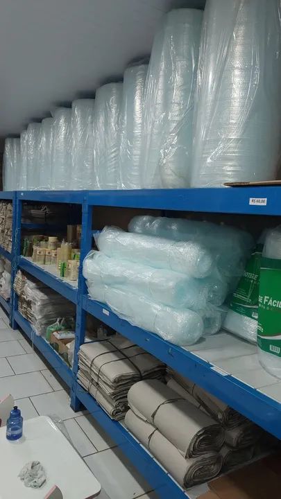 Plastico bolha caixa de papelao para mudança jornal strech fitas  - Foto 2