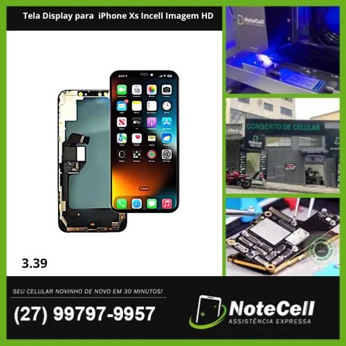 Tela Display Para iPhone Xs Incell Imagem HD 3.39 - Instalação Expressa Em 30 Minutos!