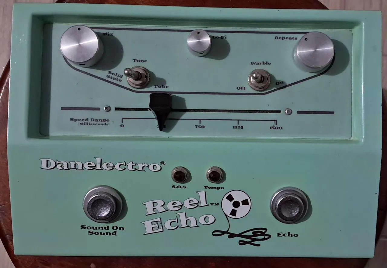 Pedal Danelectro Reel Echo - Raridade - Instrumentos musicais