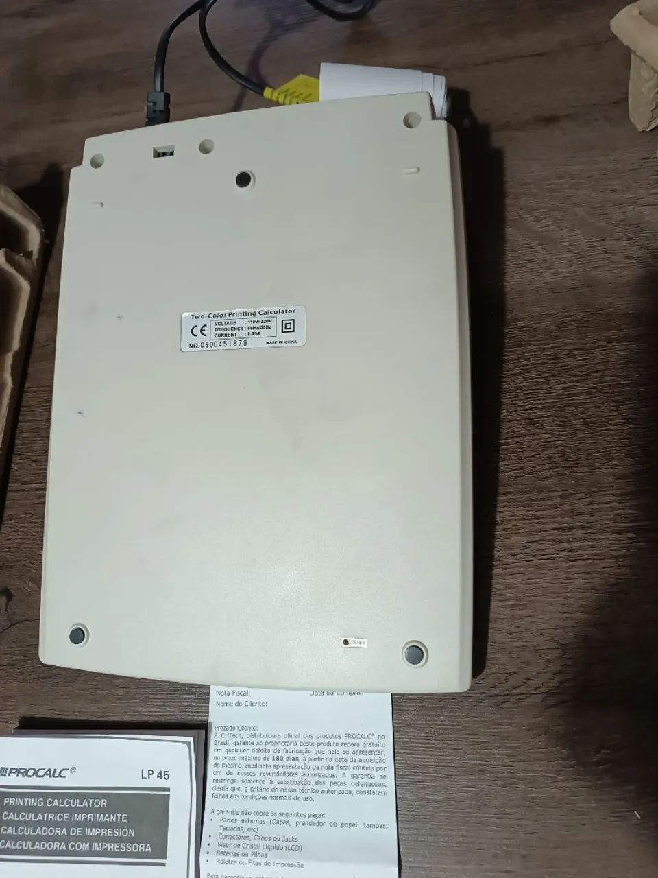 Calculadora com Impressão PROCALC LP 45 *** LEIA O ANÚNCIO*** - Foto 3