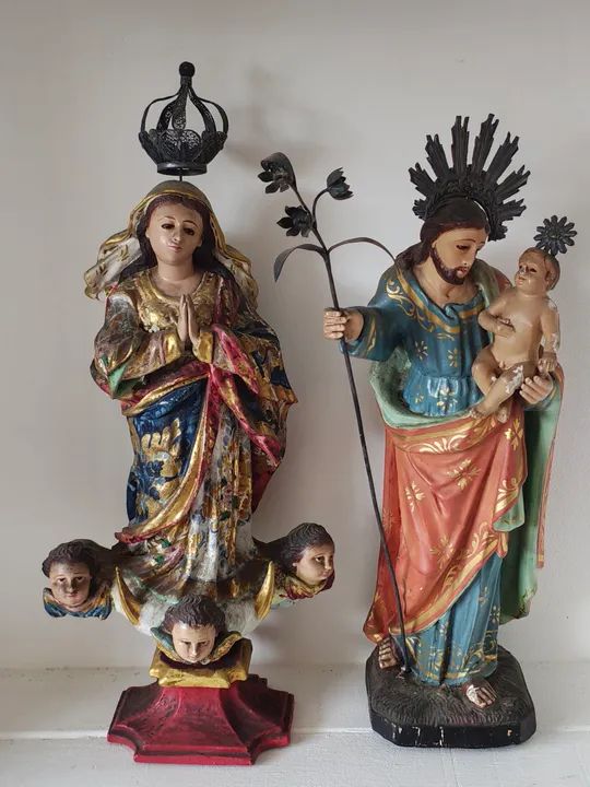 Imagens Sacras. Estatuetas do século XIX